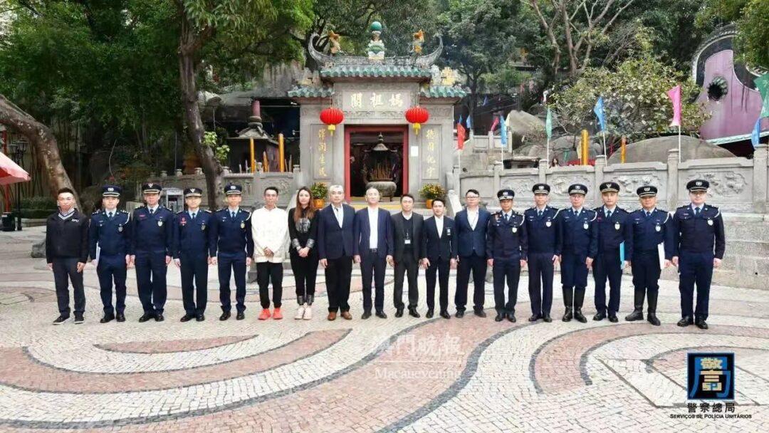 保安範疇官員為新春警務措施進行巡視